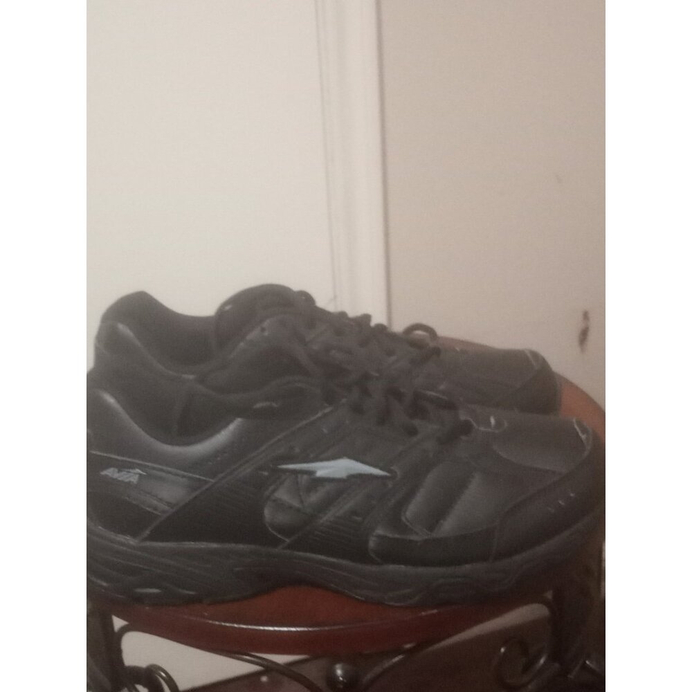 Size 8.5 Avia Men’s Shoe's Avi-Union II, Black Lace-Up Sneakers Regular Width